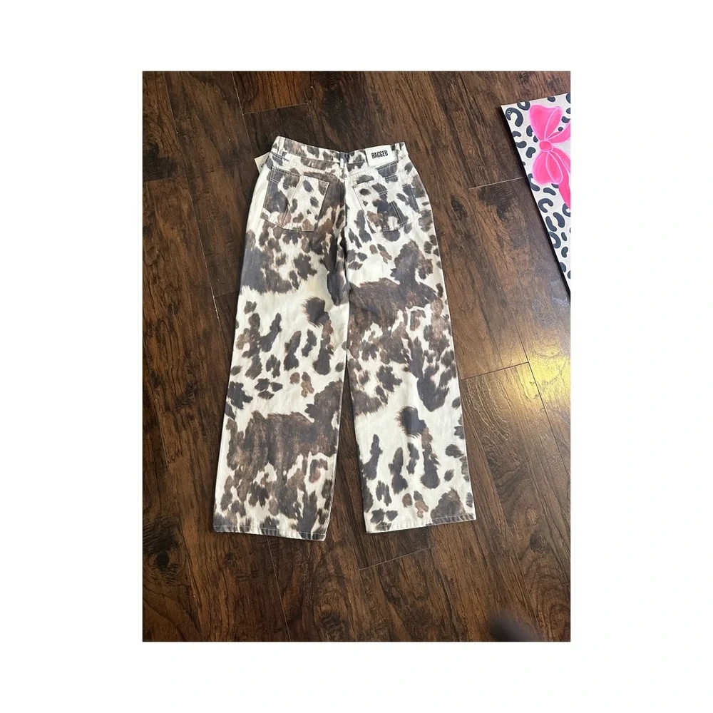 The Ragged Priest Cow Print Jeans - Picture 5 of 5
